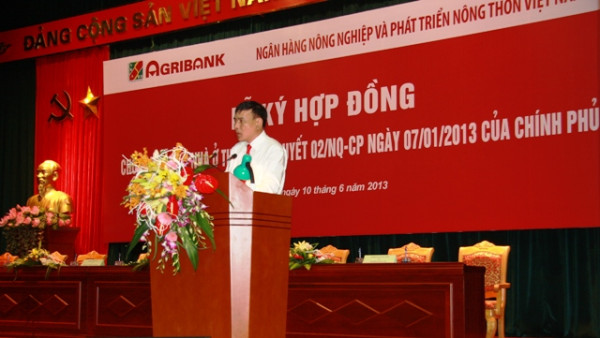 Viglacera kí kết hợp đồng tín dụng gói nhà ở xã hội với Agribank