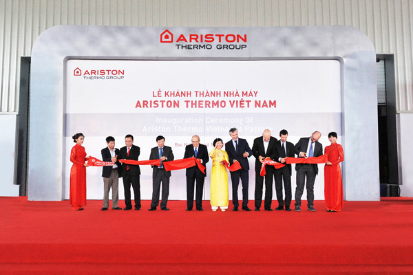 Tập đoàn Ariston Thermo khánh thành nhà máy 18 triệu USD tại KCN Tiên Sơn