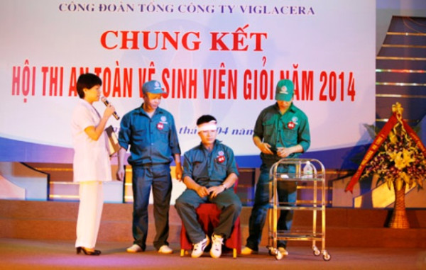 Hội thi an toàn vệ sinh viên giỏi của TCty Viglacera: Rút ra nhiều bài học kinh nghiệm quý