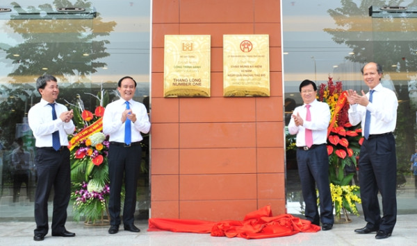Thăng Long Number One: Công trình xanh đầu tiên tại Việt Nam, Công trình chào mừng kỷ niệm 60 năm giải phóng Thủ đô