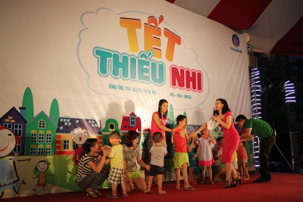 Vui tết thiếu nhi cùng cư dân nhí tại các Khu đô thị của Viglacera