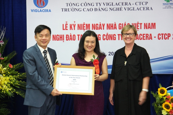 (Lao động & Xã hội) - Viglacera: Đoạt giải chương trình Hợp tác đối tác quốc tế xuất sắc năm 2015