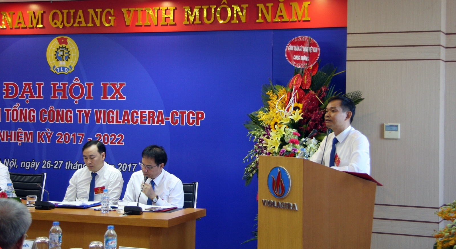 Đại hội Công đoàn Tổng Công ty Viglacera – CTCP khóa IX thành công tốt đẹp