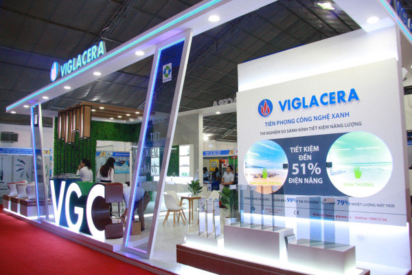 Viglacera – Gian hàng đặc sắc và nổi bật trong Triển lãm Vietnam Expo 2018