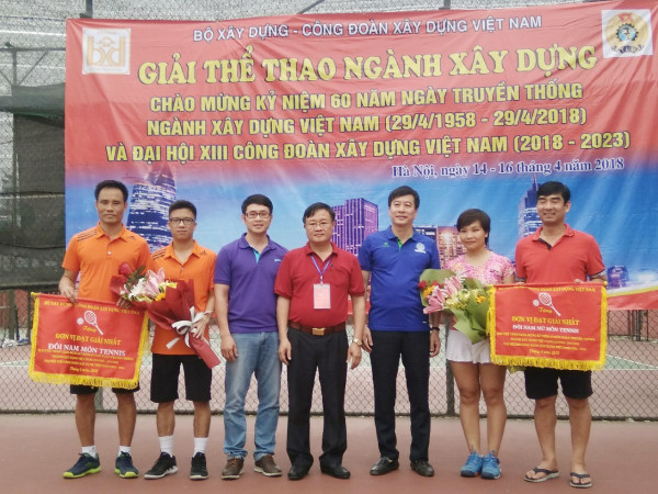 Viglacera đạt thành tích cao tại Giải thể thao chào mừng kỷ niệm 60 năm truyền thống ngành Xây dựng