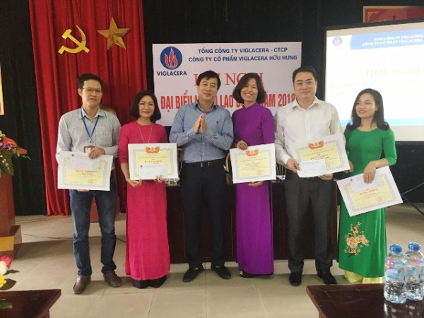 Công ty cổ phần Viglacera Hữu Hưng tổ chức Hội nghị Đại biểu Người lao động năm 2018
