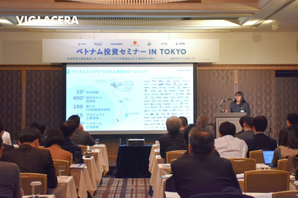 Viglacera đẩy mạnh hoạt động xúc tiến đầu tư tại thị trường Nhật Bản