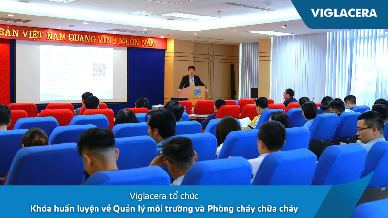 Viglacera organizes training course on environmental management and fire prevention