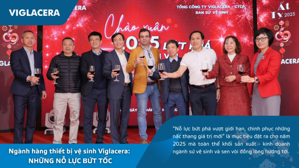 Ngành hàng thiết bị vệ sinh Viglacera: Những nỗ lực bứt tốc