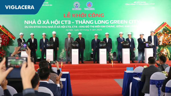 LỄ KHỞI CÔNG CÔNG TRÌNH CT3 - THĂNG LONG GREEN CITY, DẤU MỐC MỚI VỀ PHÁT TRIỂN NHÀ Ở XÃ HỘI TẠI THỦ ĐÔ