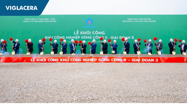 LỄ KHỞI CÔNG KHU CÔNG NGHIỆP SÔNG CÔNG II - GIAI ĐOẠN 2