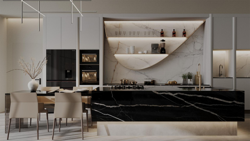 Đá nung kết Vasta Stone, vẻ đẹp liền mạch định hình không gian sống