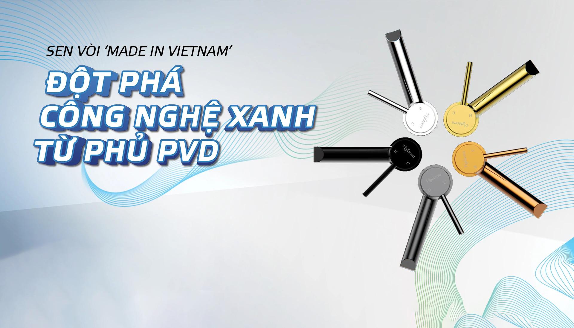 Sen vòi "made in Vietnam": Đột phá công nghệ Xanh từ phủ PVD