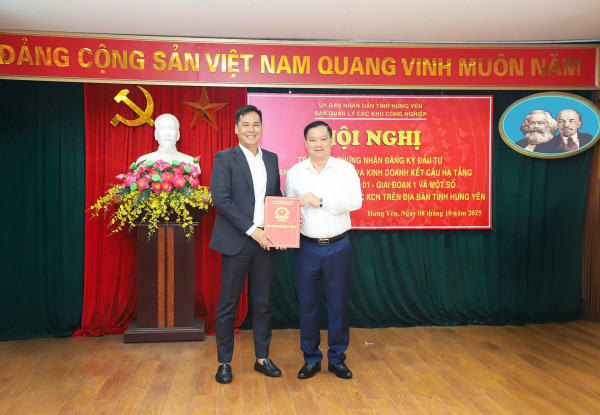 Viglacera Hưng Yên được chấp thuận chủ trương đầu tư KCN Số 01 - Giai đoạn 1