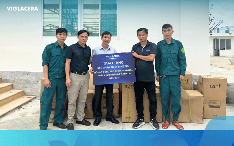 Viglacera đồng hành cùng tỉnh Khánh Hòa khắc phục hậu quả mưa lũ, lan tỏa trách nhiệm vì cộng đồng