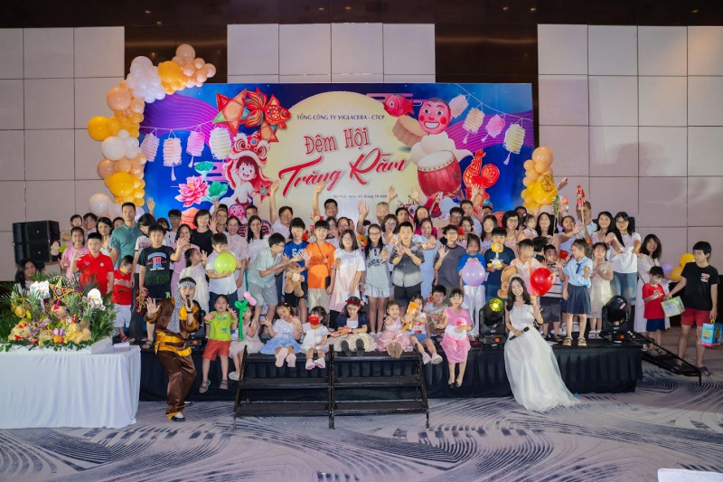Tổng công ty Viglacera rộn ràng tổ chức Tết Trung Thu 2025 cho các cháu thiếu nhi