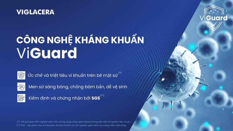 ViGuard™ Technology on Viglacera Sanitary Ware: Antibacterial Protection, Elevating the Standards of the Modern Bathroom