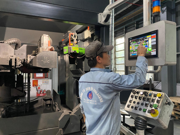 Viglacera pioneers green technology – full electric low pressure die casting in faucet production in Vietnam