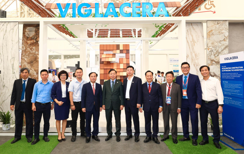 Viglacera giới thiệu các giải pháp vật liệu xanh và thông minh tại Vietbuild Hà Nội 2026