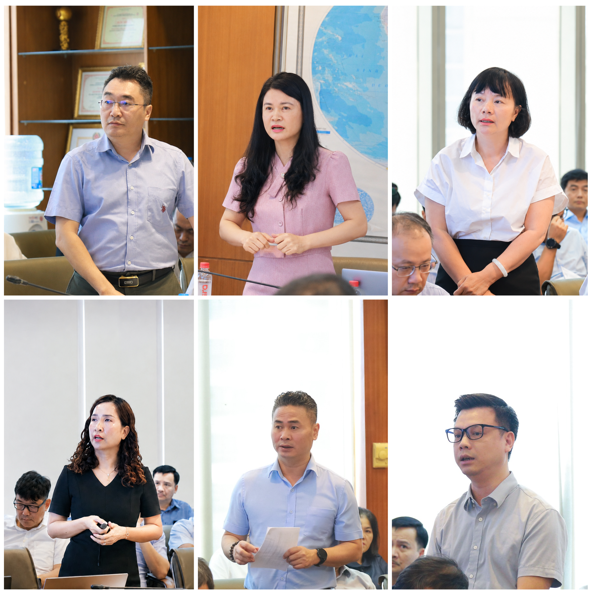 Ảnh ghép 6 lãnh đạo