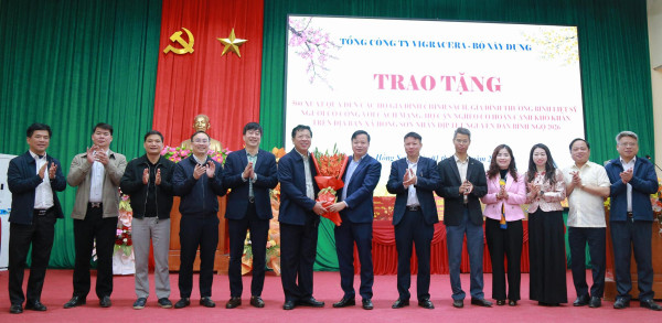 Lan tỏa nghĩa tình Viglacera cùng Bộ Xây dựng chung tay hỗ trợ người dân xã Hồng Sơn và Phúc Sơn