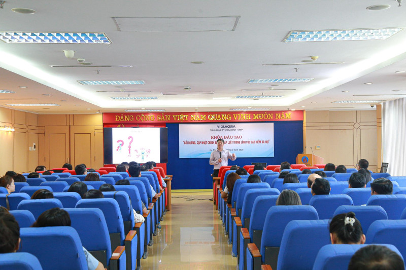 Viglacera tổ chức khóa đào tạo cập nhật chính sách, pháp luật bảo hiểm xã hội năm 2026