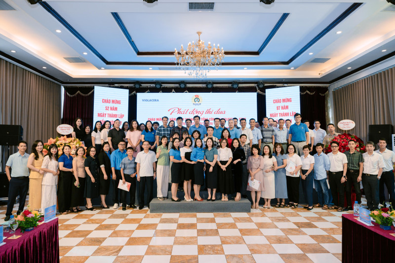 Công đoàn Viglacera triển khai nhiệm vụ 6 tháng cuối năm, phát động đợt thi đua hoàn thành kế hoạch 2026