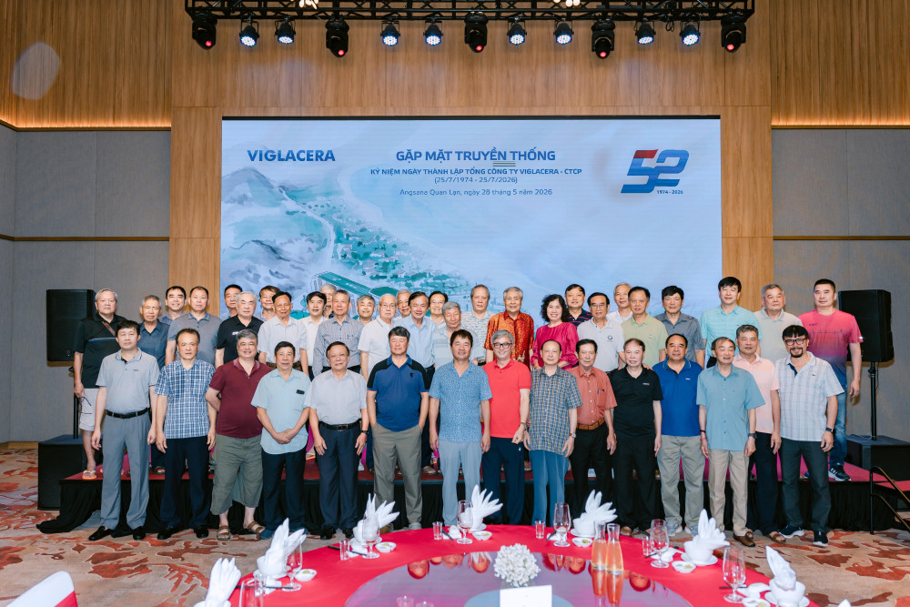 Gặp mặt truyền thống hướng tới kỷ niệm 52 năm ngày thành lập Tổng công ty Viglacera - CTCP