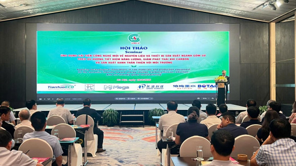 Phát triển ngành gốm sứ theo hướng tiết kiệm năng lượng, giảm phát thải carbon