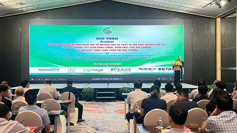 Phát triển ngành gốm sứ theo hướng tiết kiệm năng lượng, giảm phát thải carbon