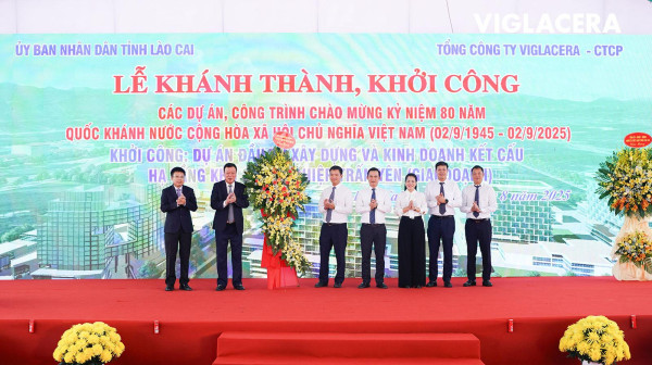 VIGLACERA KHỞI CÔNG KCN TRẤN YÊN GĐ 1 & KCN DỐC ĐÁ TRẮNG - DỰ ÁN CHÀO MỪNG 80 NĂM CÁCH MẠNG THÁNG TÁM VÀ QUỐC KHÁNH 2/9